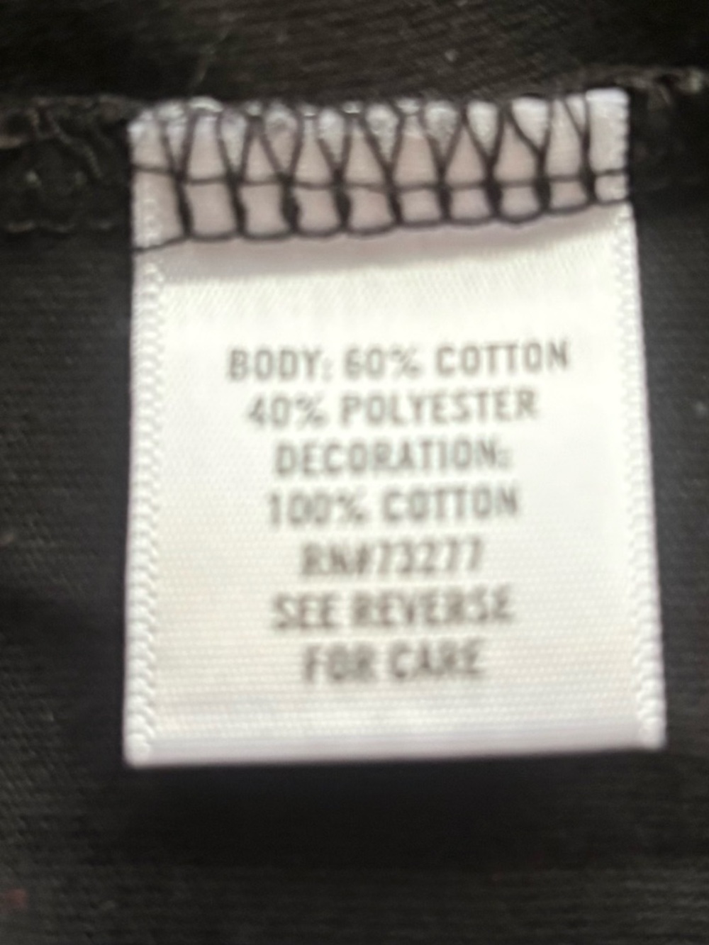 croft & barrow Black Short Sleeve Embroidered Tee - Picture 3 of 6